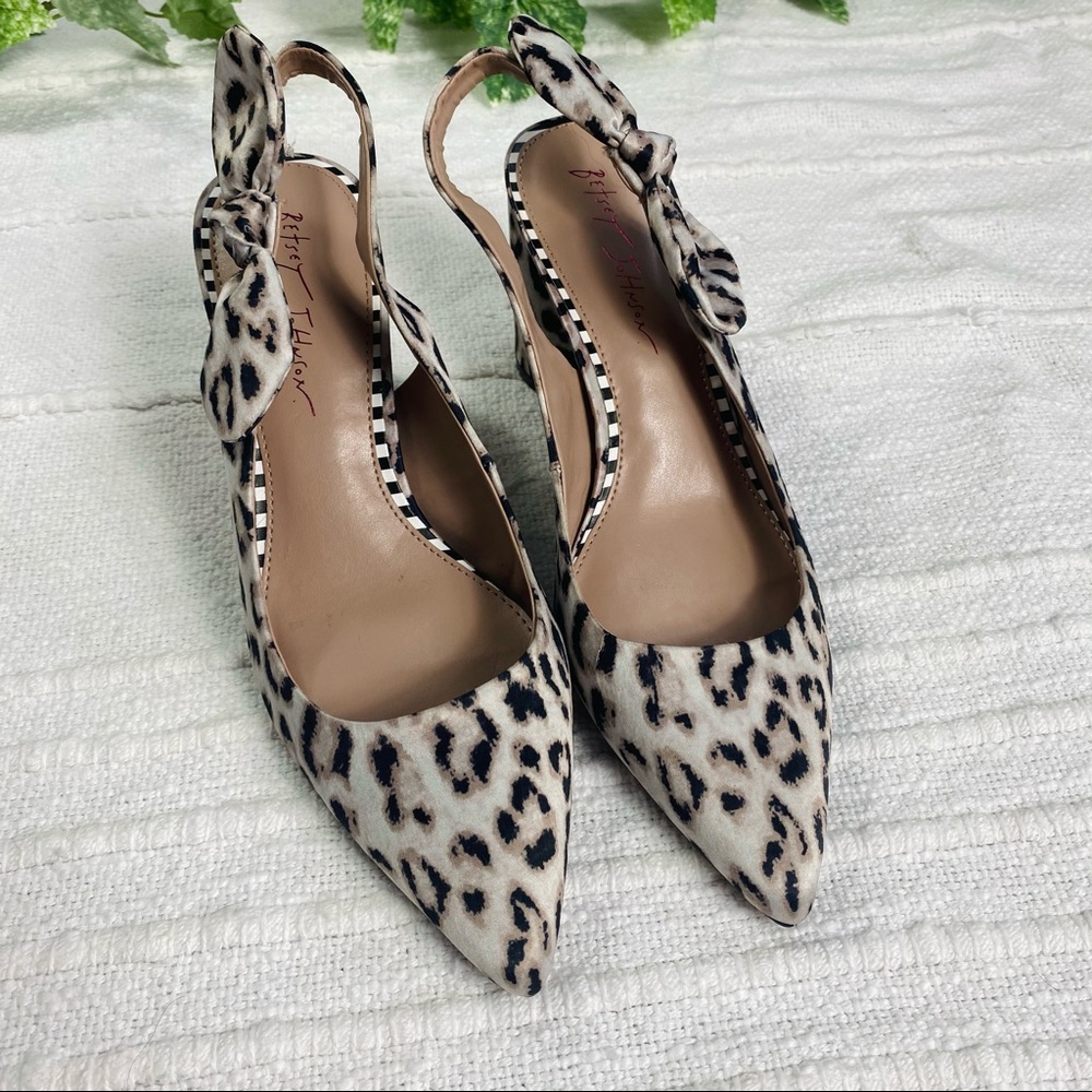 Betsey Johnson Leopard Print Heels